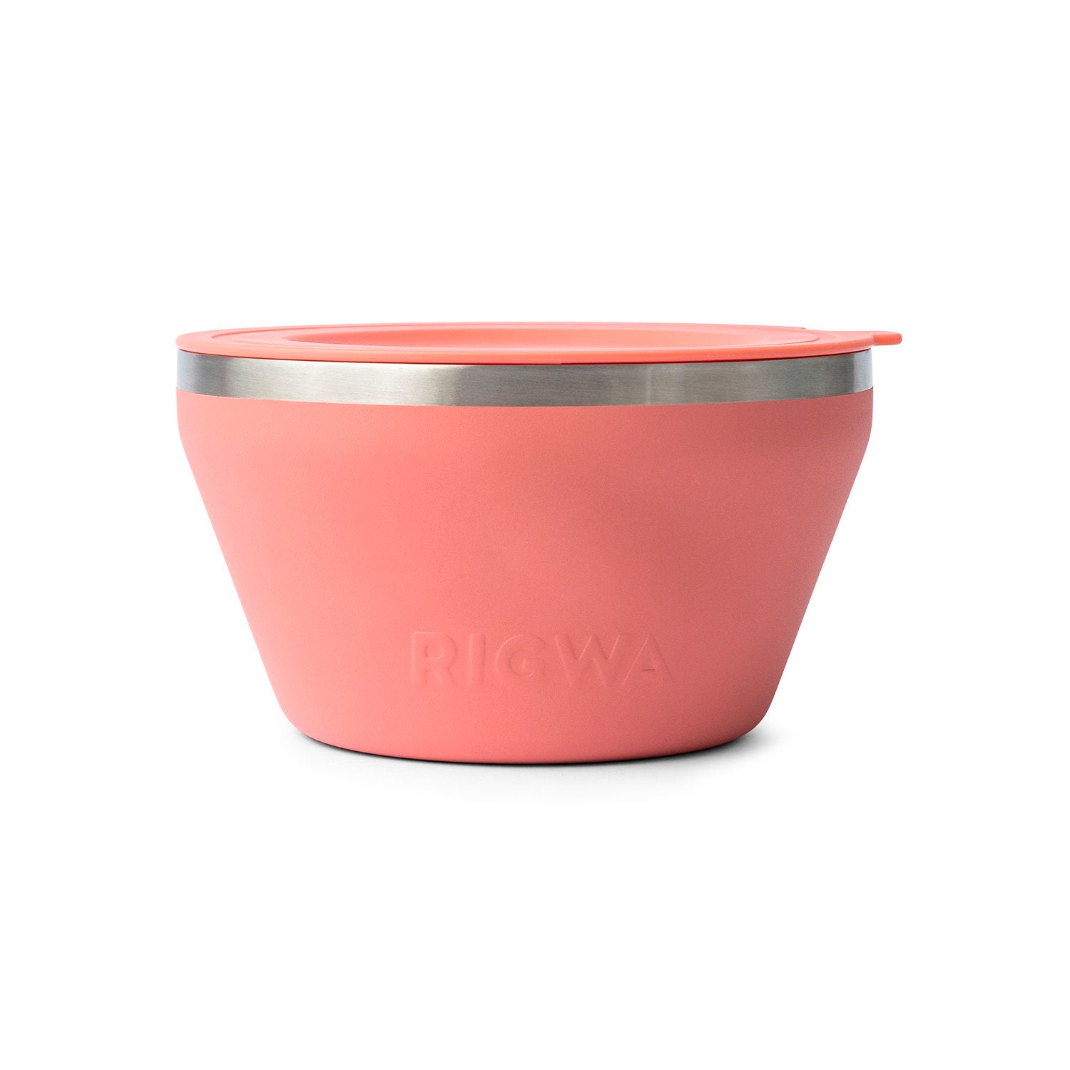 BOWLZ Stainless Steel Insulated Bowl 16 oz Ice Cream, Soup Pink (New)